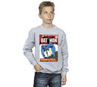 DC Comics Boys Running Batman Cover Sweatshirt Sport Grey 3-4 Years
