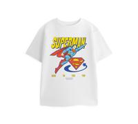 DC Comics Boy's Short Sleeved T-Shirt | Boys White | Official Merch | Size: 3-4 Years DC Comics White 3-4 Years