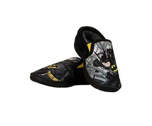 DC Comics Boys Slippers Batman Black Size 13