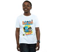 DC Comics Boy's Super Friends Batman The Boy Wonder T-Shirt in White | Size: 9 Years DC Comics White 9 Years