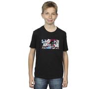 DC Comics Boy's Superman Comic Strip T-Shirt in Black | Size: 5-6 Years DC Comics Black 5-6 Years