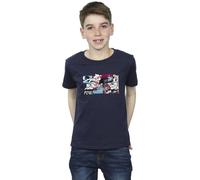 DC Comics Boy's Superman Comic Strip T-Shirt in Navy | Size: 5-6 Years DC Comics Navy 5-6 Years