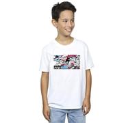 DC Comics Boy's Superman Comic Strip T-Shirt in White | Size: 7-8 Years DC Comics White 7-8 Years