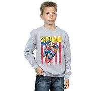 DC Comics Boys Superman Flight Sweatshirt 5-6 Years Sport Grey