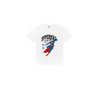 DC Comics Boy's Superman & Krypto The Super Dog T-Shirt in White | Size: 10-11 Years DC Comics White 10-11 Years