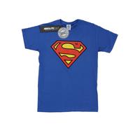 Dc Comics Boys Superman Logo T-Shirt (Royal Blue) Cotton - Size 5-6Y