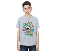 DC Comics Boys Teen Titans Go Candy Mania T-Shirt Sport Grey 5-6 Years