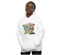 DC Comics Boy's Teen Titans Go Robin Montage Hoodie in White | Size: 9 Years DC Comics White 9 Years