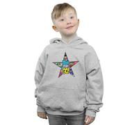 DC Comics Boy's Teen Titans Go Star Logo Hoodie in Grey | Size: 5-6 Years DC Comics Grey 5-6 Years