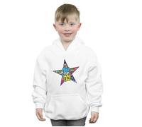DC Comics Boy's Teen Titans Go Star Logo Hoodie in White | Size: 7-8 Years DC Comics White 7-8 Years