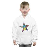 DC Comics Boy's Teen Titans Go Star Logo Hoodie in White | Size: 9 Years DC Comics White 9 Years