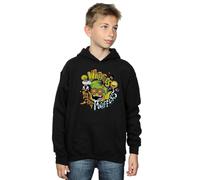 DC Comics Boy's Teen Titans Go Waffle Mania Hoodie in Black | Size: 9 Years DC Comics Black 9 Years