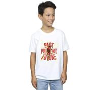 DC Comics Boy's The Flash Past Present Future T-Shirt in White | Size: 5-6 Years DC Comics White 5-6 Years