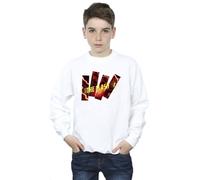 DC Comics Boy's The Flash Pillars Sweatshirt in White | Size: 5-6 Years DC Comics White 5-6 Years