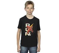DC Comics Boys The Flash Run T-Shirt Black 9-11 Years