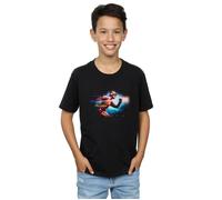 DC Comics Boy's The Flash Sparks T-Shirt in Black | Size: 7-8 Years DC Comics Black 7-8 Years
