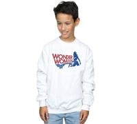 DC Comics Boy's Wonder Woman Seventy Five Sweatshirt in White | Size: 9 Years DC Comics White 9 Years