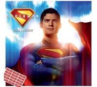 DC Comics Calendar 2026 Superman 90 Years Square Wall Calendar Gift Present with FREE Organising Stickers