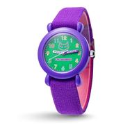 DC Comics Catwoman Watch for Kids Ages 4-7 - Featuring Character Dial with Easy-Read Hour & Minute Hands - Cat Woman Watch Kids, DC Comics Toys - Purple Bezel with Purple Nylon Strap