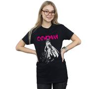 DC Comics Women's Catwoman Whip Cotton Boyfriend T-Shirt in Black | Size: Large DC Comics Black L