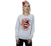 Dc Comics Chibi Harley Quinn Badge Sweatshirt In Grey Grey XL