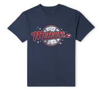 Dc Comics Core Metropolis Meteors Distressed Tee T-Shirt - Navy Navy