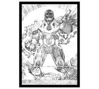 DC Comics Darkseid Limited Edition Art Print in White | Size: A3 DC Comics White A3