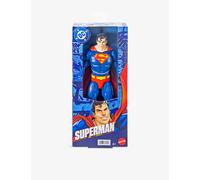 Mattel DC 12-Inch Superman Action Figure, Classic Red & Blue Super Suit with Fabric Cape, Detailed Design & 7 Points of Articulation, JMD69
