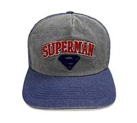 DC Comics DC Comics - Superman Collegiate Text (Baseball Cap) HEADWEAR NEW