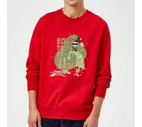 Dc Comics Dc Heck Yeah I've Been Naughty Christmas Jumper - Red Red M