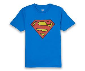 Dc Comics Dc Originals Official Superman Shield Men's T-Shirt - Royal Blue Blue