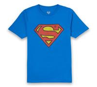 DC Originals Official Superman Shield Men's T-Shirt - Royal Blue - XL