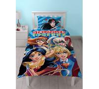 DC comics Dc Super Hero Girls Single Duvet Cover And Pillowcase Set
