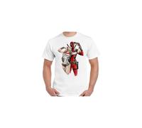 DC Comics Deadpool & Harley Quinn Suicide Squad T-Shirt [Small]