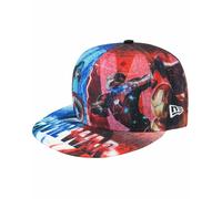 Dc Comics Fitted Flat Cap In Red Red One Size