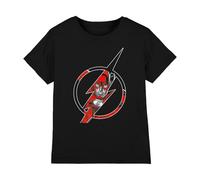 Dc Comics Flash Icon Kids T Shirt, Black, 5-6