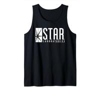 DC Comics Flash Star Labs Logo White Tank Top