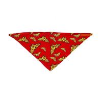 DC Comics for Pets Dog Bandana Wonder Woman Logo Repeated Pattern Super Adorable Superhero Scarf for Pets Wonder Woman Dog Bandana Dog Apparel & Acc