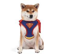 DC Comics for Pets Superman Dog Harness | No Pull Costume With Cape | Superhero Apparel & Accessories for Large Dogs, Size L, Blue/Red