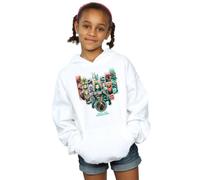 DC Comics Girl's Aquaman Unite The Kingdoms Hoodie in White | Size: 7-8 Years DC Comics White 7-8 Years