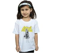 DC Comics Girl's Batgirl Pose Cotton T-Shirt in White | Size: 3-4 Years DC Comics White 3-4 Years