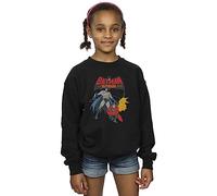 DC Comics Girls Batman and Robin Sweatshirt Black 7-8 Years