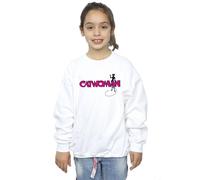 DC Comics Girl's Batman Catwoman Logo Sweatshirt in White | Size: 5-6 Years DC Comics White 5-6 Years
