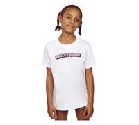 DC Comics Girl's Batman Harley Quinn Logo Cotton T-Shirt in White | Size: 3-4 Years DC Comics White 3-4 Years