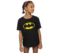 DC Comics Girls Batman Logo T-Shirt 5-6 Years Black