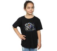 DC Comics Girl's Batman TV Series Bat Bike Cotton T-Shirt in Black | Size: 12-13 Years DC Comics Black 12-13 Years