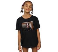 DC Comics Girl's Batman TV Series Catwoman Photo Cotton T-Shirt in Black | Size: 7-8 Years DC Comics Black 7-8 Years