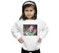 DC Comics Girl's Batman TV Series The Riddler Photgraph Sweatshirt in White | Size: 7-8 Years DC Comics White 7-8 Years