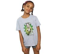 DC Comics Girl's Batman TV Series The Riddler Time for a Riddle Cotton T-Shirt in Grey | Size: 5-6 Years DC Comics Grey 5-6 Years