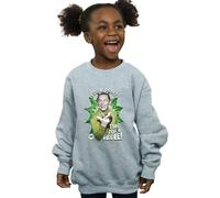 DC Comics Girl's Batman TV Series The Riddler Time for a Riddle Sweatshirt in Grey | Size: 5-6 Years DC Comics Grey 5-6 Years